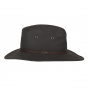 Chapeau de pluie NewZealand marron - UPF 50+