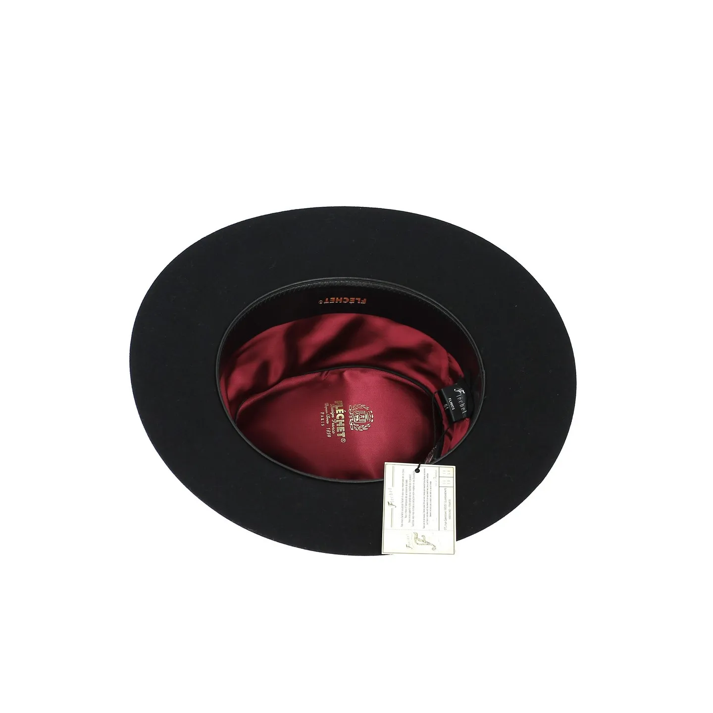 Chapeau traveller Sylvestre en Feutre Lapin Noir-Fléchet Reference : 8445 | Chapellerie Traclet