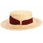 Matador Natural Straw Boater Hat - Traclet