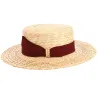Canotier Matador paille naturelle - Traclet Reference : 11617 | Chapellerie Traclet