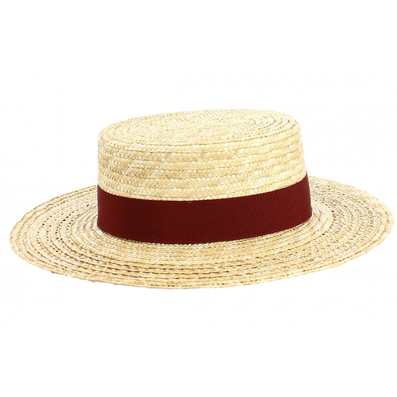 Canotier Matador Paille Naturelle - Traclet Canotier Matador Paille Naturelle - Traclet