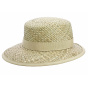 Lila Straw Visor Cap - Traclet