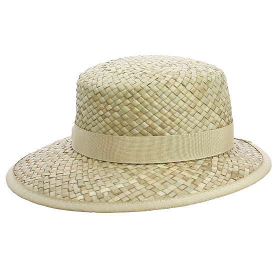 Lila Straw Visor Cap - Traclet