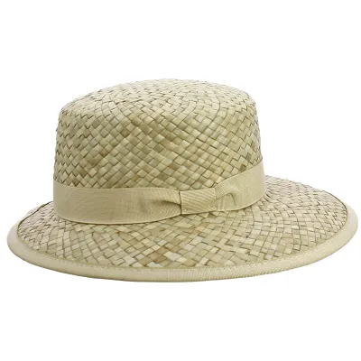 Lila Straw Visor Cap - Traclet Reference: 11619 | Chapellerie Traclet