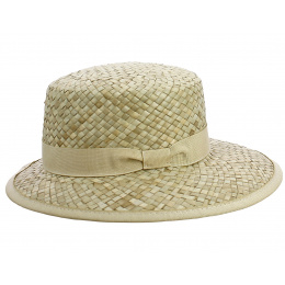 Lila Straw Visor Cap - Traclet