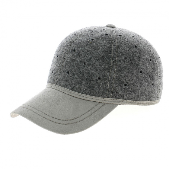 Grey british ball cap