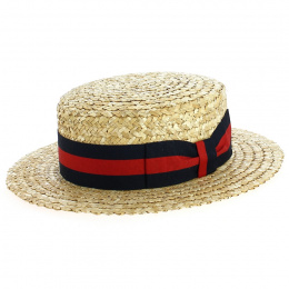 Oxford Straw Boater Hat - Traclet