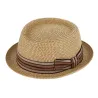 Chapeau PorkPie Palerme Papier Beige - Traclet
