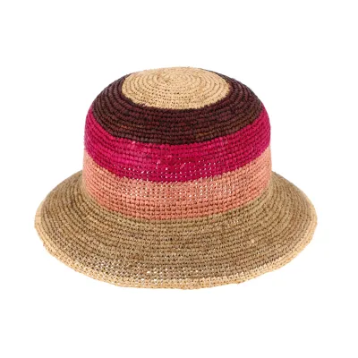 Chapeau Cloche Raffia Sambava - Traclet