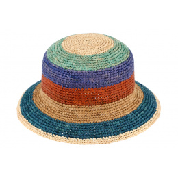 Raffia Cloche Hat Venice - Traclet