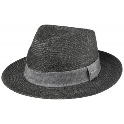 Black Reedley Straw Hat - Stetson Reference: 11716 | Traclet Hat Shop