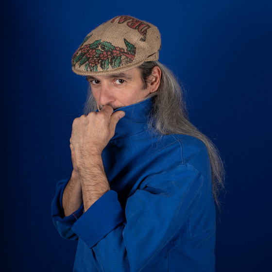 Casquette Plate grappa Toile de Jute Beige - ReHats