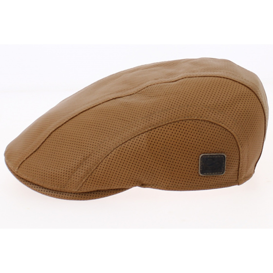 Domed Cap Baxter Leather Camel - Göttmann