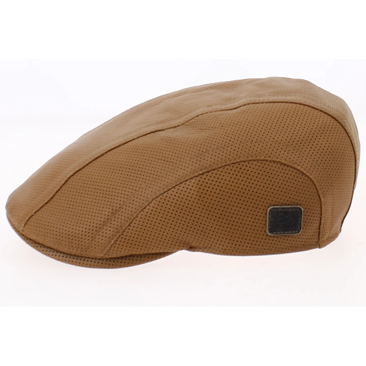 Casquette Bombée Baxter Cuir Camel - Göttmann Reference : 11723 | Chapellerie Traclet