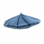 Twilight Blue Marinière Beret - the French beret