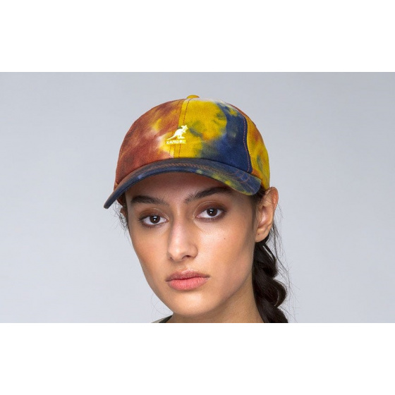 Tie Dye Cotton Baseball Cap - Kangol Tie Dye Cotton Baseball Cap - Kangol