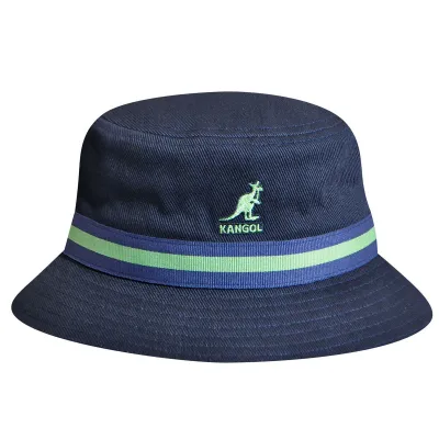 Bob Stripe Lahinch Coton Marine- Kangol Reference : 11749 | Chapellerie Traclet