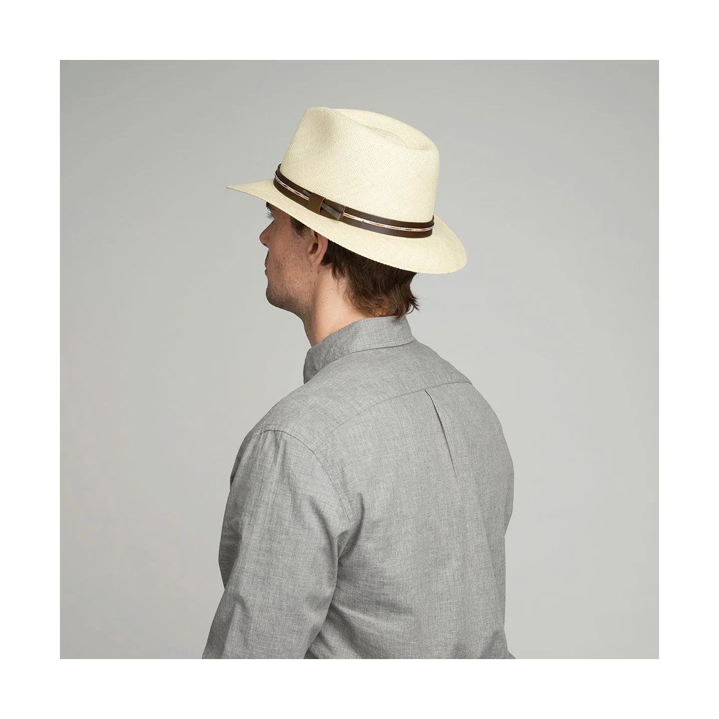 Chapeau Fedora Panama Stansfield- Bailey Reference : 9093 | Chapellerie Traclet