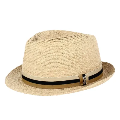 San Fernando Natural Straw Trilby Hat - Fléchet Reference: 11788 | Traclet Hat Shop