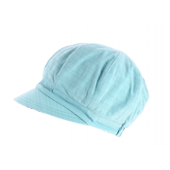 Casquette Gavroche Cubes Réversible Coton - Traclet