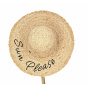 Sun Please Straw Wide-Brimmed Hat - Traclet