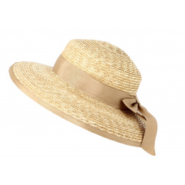 copy of Hepburn Natural Straw Hair Cap Hat - Fléchet