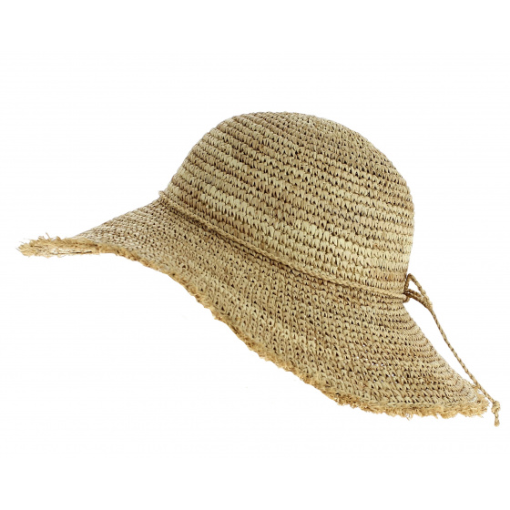Natural Raffia Governor Wide Brim Hat - Traclet