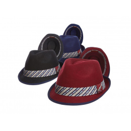 Trilby Ringo Hat Bordeaux