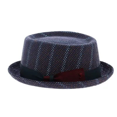 Black Pork pie hat Roma Reference: 11809 | Traclet Hat Shop