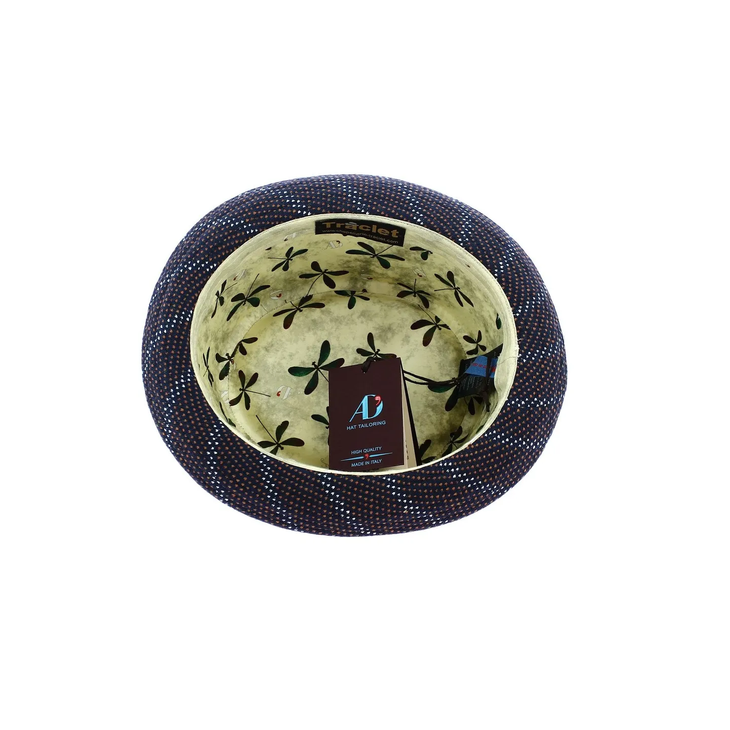 Chapeau Pork pie Noir Roma Reference : 11809 | Chapellerie Traclet