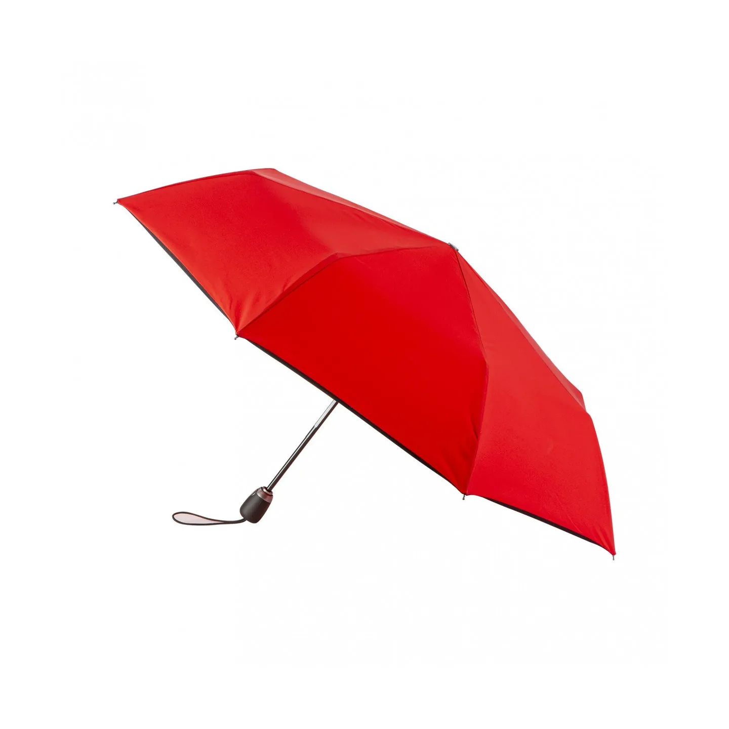 Parapluie Anna Rouge Finition Noir - Piganiol Reference : 11840 | Chapellerie Traclet