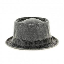 Porkpie Grey Jean Hat - Aussie Apparel