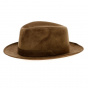 Gambler Hat Alcantara Hazelnut - Crambes
