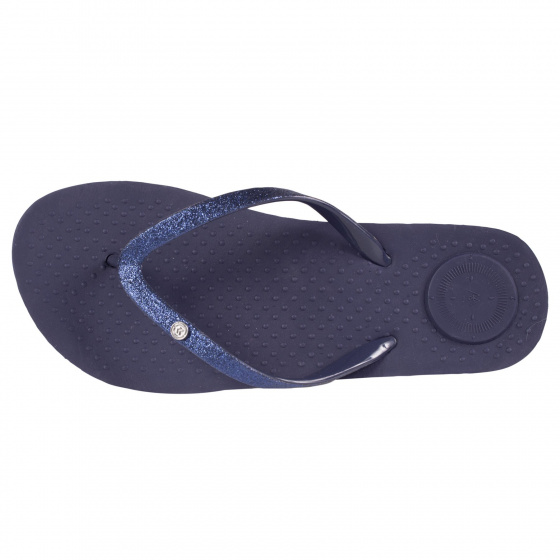 Women's Navy Clara Flip Flops - Isotoner