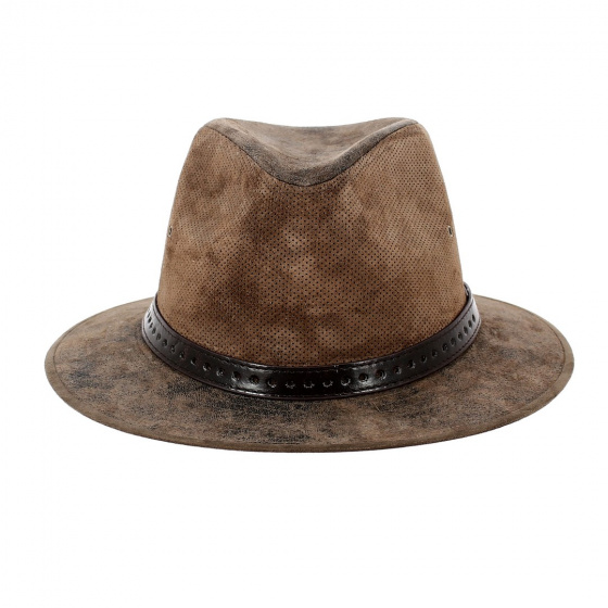 Chapeau Traveller Kenya Cuir - Aussie Apparel