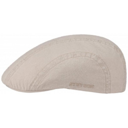 Madison delavée Cotton Stetson flat cap