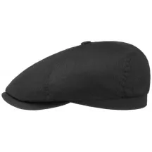 Brooklyn Midtown Cotton Cap Black - Stetson Reference: 11851 | Traclet Hat Shop