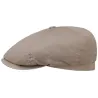 Stetson Brooklyn Midtown Cotton Cap - Beige Reference: 11868 | Traclet Hat Shop