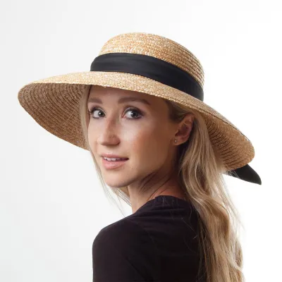 Milan Straw Boater Hat