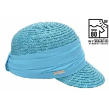 Natural Straw Cap Azure - Seeberger Reference: 11892 | Traclet Hat Shop