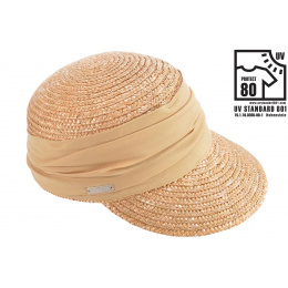 Casquette Paille Naturelle Sand - Seeberger