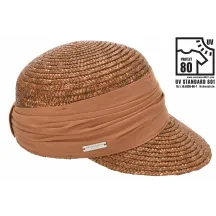 Casquette Paille Naturelle Cuivre - Seeberger Reference : 11894 | Chapellerie Traclet