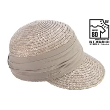 Natural Straw Pearl Cap UPF 50+ Protection - Seeberger Reference: 3081 | Traclet Hat Shop