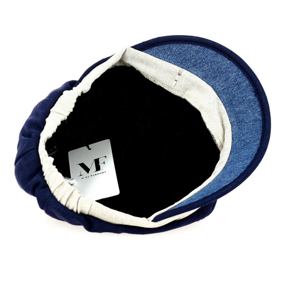 Marina Blue Newsboy Cap - Fléchet