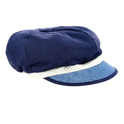 Marina Blue Newsboy Cap - Fléchet Reference: 11900 | Traclet Hat Shop