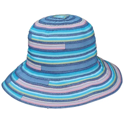 Nathalie Turquoise Fabric Wide-Brimmed Hat - Traclet Reference: 11916 | Traclet Hat Shop