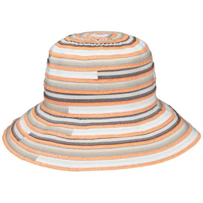 Capeline Nathalie Orange En Tissu - Traclet Reference : 11918 | Chapellerie Traclet