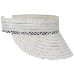 Lou Natural Straw Visor Cap