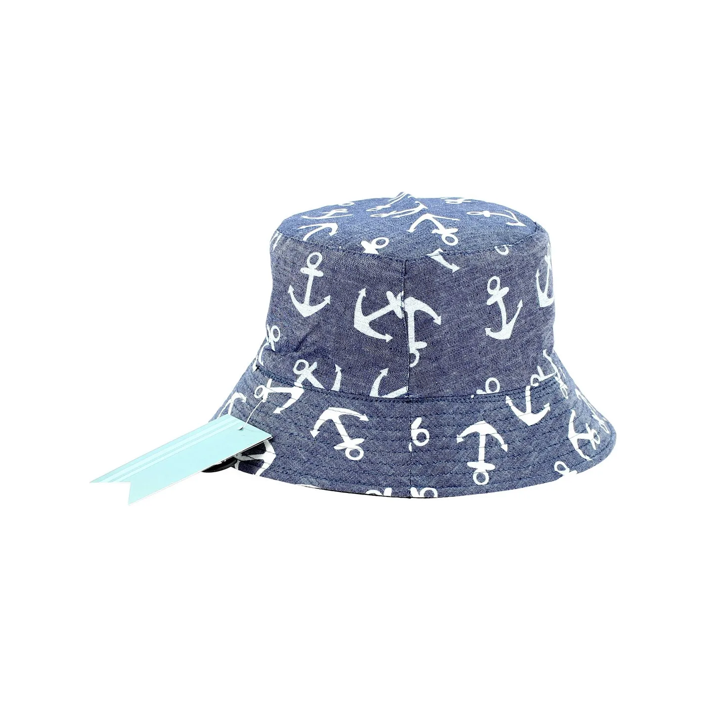 Denim Anchor Bucket Hat - Traclet Reference: 11924 | Traclet Hatmakers