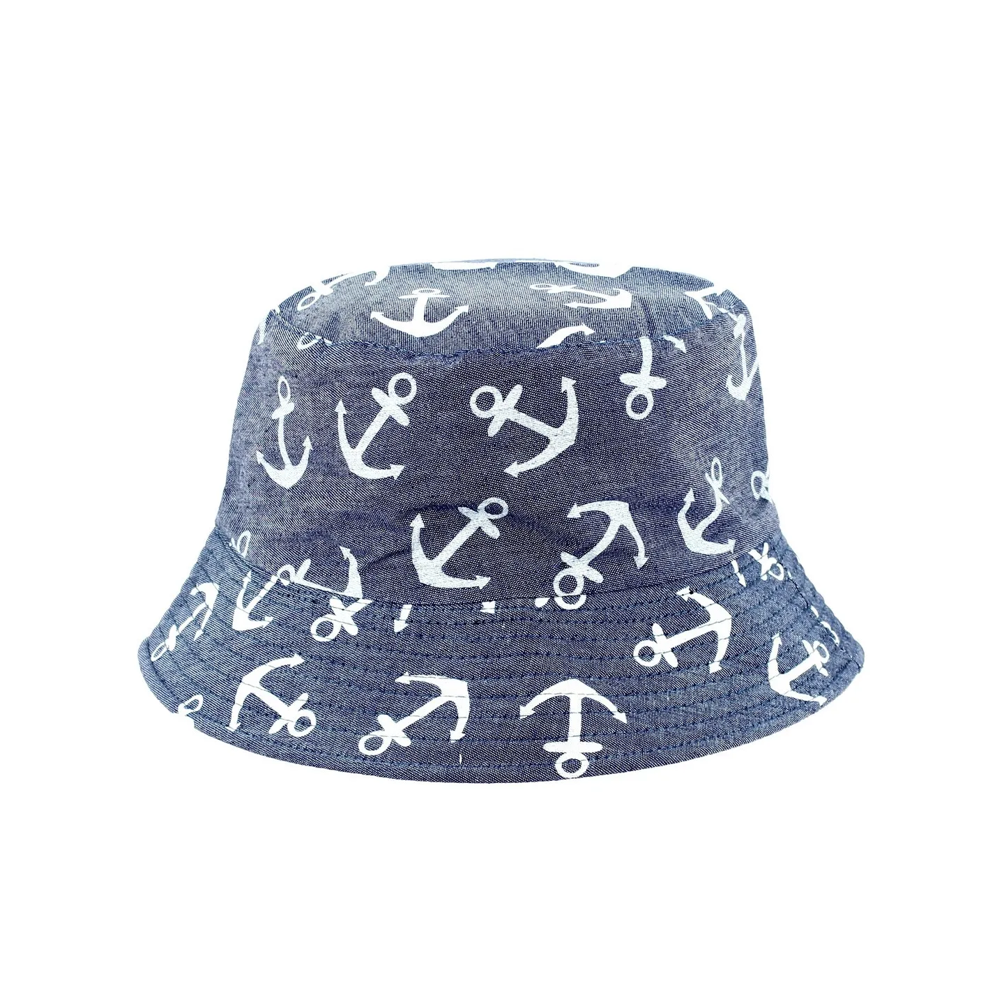 Denim Anchor Bucket Hat - Traclet Reference: 11924 | Traclet Hatmakers